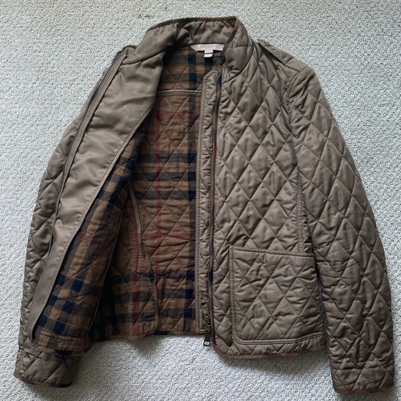 Burberry Brown Fernleigh Quilted Women Jacket - Picture 2 of 8